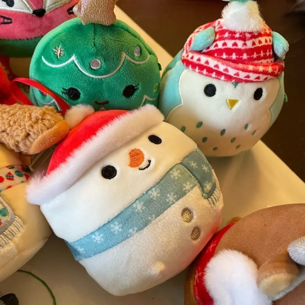 Squishmallow Mini 4 Inch Christmas Plush lot of 16 Minis!!